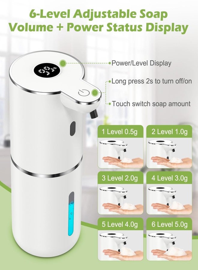 KeeKit Automatic Soap Dispenser, 380ml/12.8oz Touchless Foaming Soap Dispenser Rechargeable, Wall Mounted with 6-Level Adjust Automatic Soap Dispenserable Foam, IPX5 Waterproof, for Bathroom, Kitchen - Image 3
