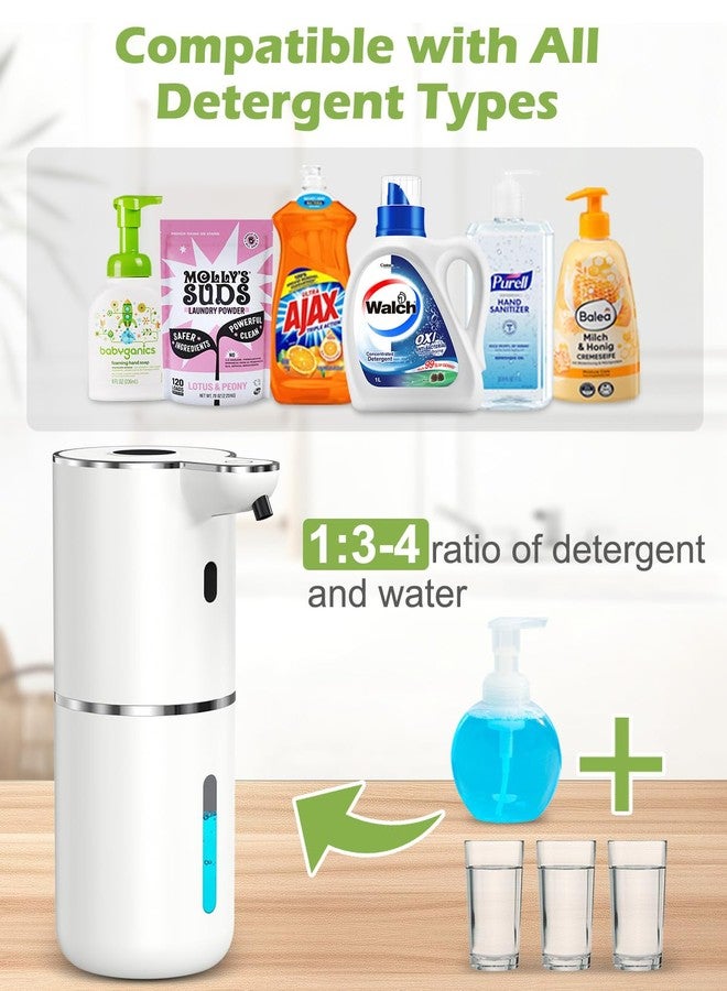 KeeKit Automatic Soap Dispenser, 380ml/12.8oz Touchless Foaming Soap Dispenser Rechargeable, Wall Mounted with 6-Level Adjust Automatic Soap Dispenserable Foam, IPX5 Waterproof, for Bathroom, Kitchen - Image 5