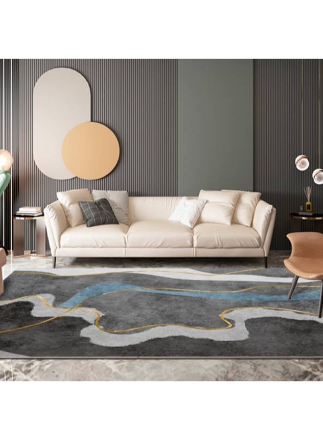 سجادة مستطيلة ناعمة الملمس متعدد الألوان 200x300سم - Image 2