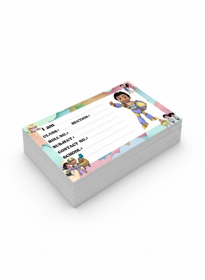 AanyaCentric Set of 36 Kids Name Slip | 4 x 2 inch | Self Fill in Sticky Labels for Notebook Register Copy - Image 1