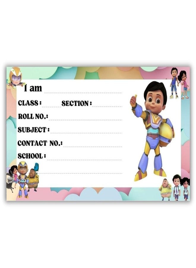 AanyaCentric Set of 36 Kids Name Slip | 4 x 2 inch | Self Fill in Sticky Labels for Notebook Register Copy - Image 4