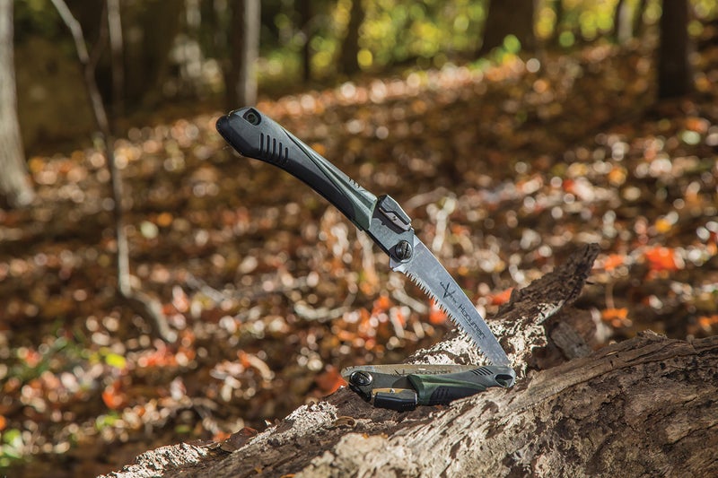 Hooyman MegaBite Compact 6â€ Handsaw with Heavy Duty Construction, High Carbon Steel Blade, Impulse Hardened Teeth, and Ergonomic Over-Molded Handle for Camping, Hunting, Trimming, Pruning, and Outdoor - Image 3