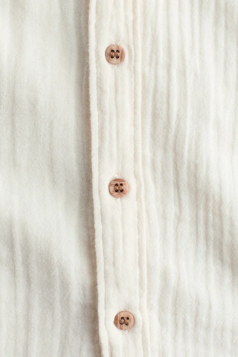 H&M Cotton muslin shirt