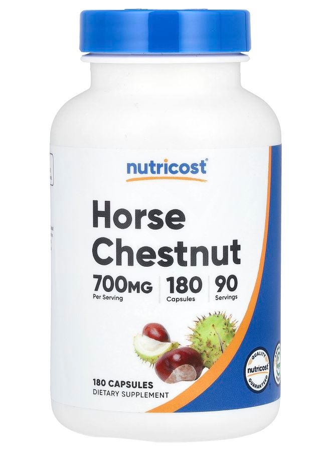 Nutricost Horse Chestnut 700 mg 180 Capsules (350 mg per Capsule)