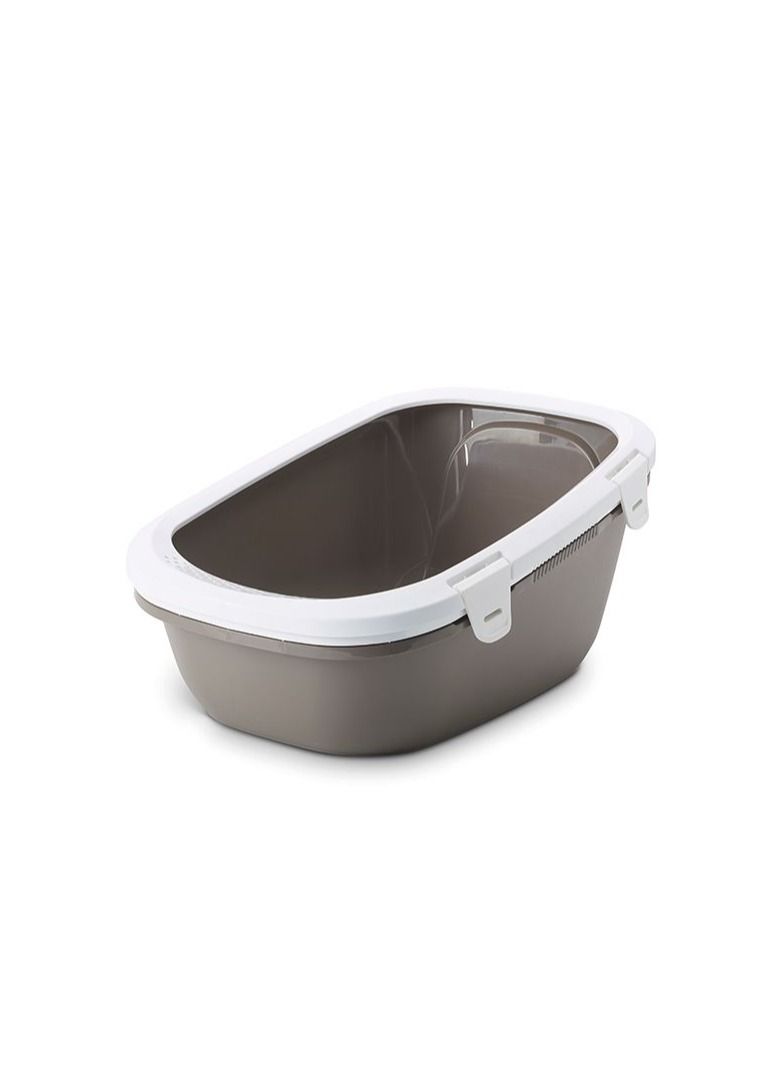 SAVIC Simba Sift Cat Litter Tray with Sieve Grey
