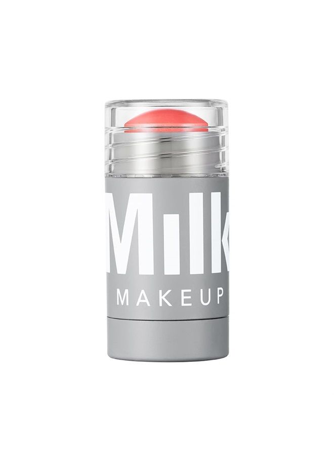 MILK MAKEUP Lip and Cheek Tint - Pigmented Cream Stick - Natural Vegan Formula - 0.21 Oz (PERK - Shimmery Coral) - Image 2
