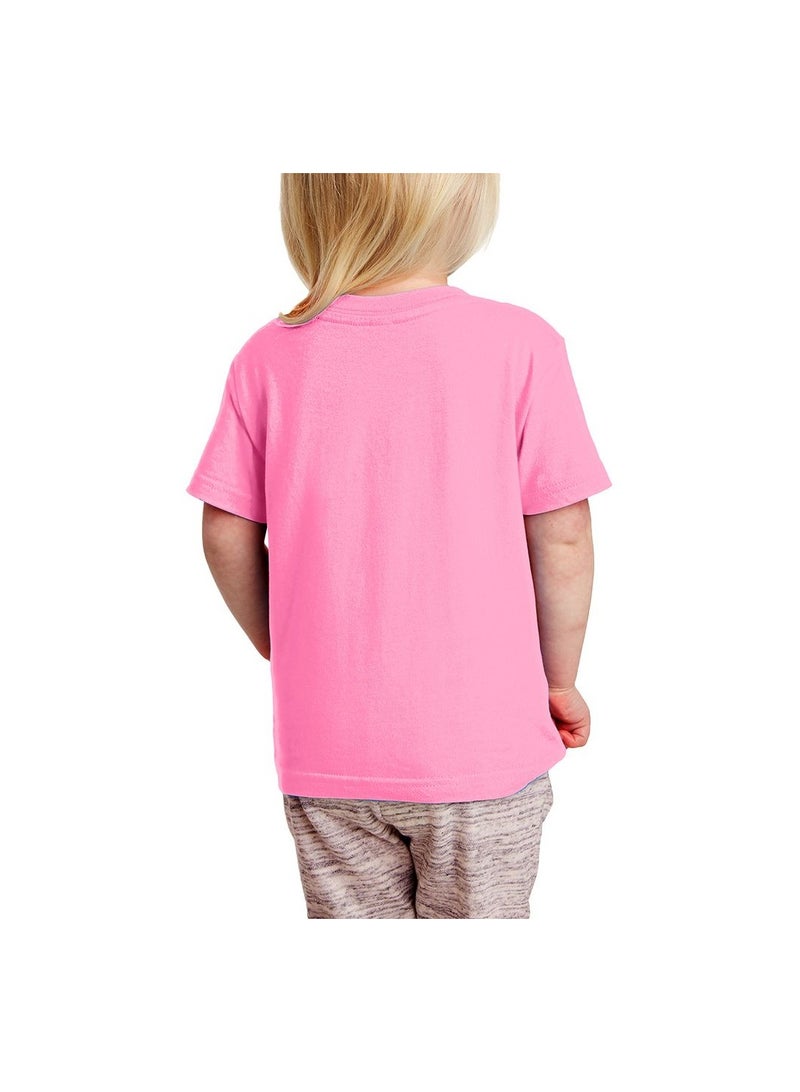 Saudi Arabia-Themed Girls Souvenir T-Shirt for Kids - Short Sleeve Round Neck Cotton Tshirt - Saudi Design with Camel - Ideal for School, Playtime - Image 2