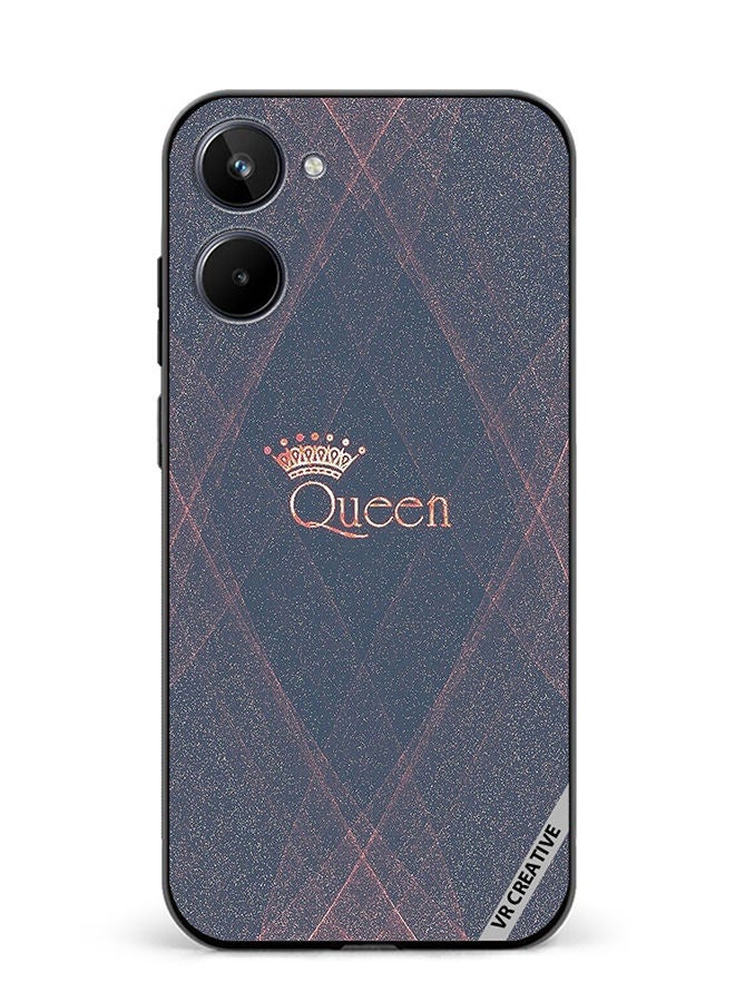 VR CREATIVE غطاء حماية واقٍ لهاتف ريلمي 10 بتصميم كوين متعدد الألوان - Image 1