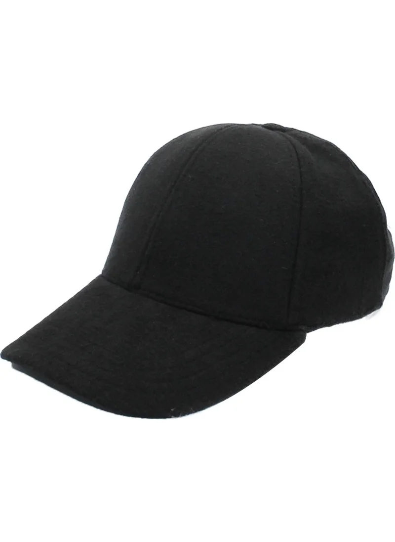 Cappello Men's Black Stamp Flat Hat Cap CAPKASR001