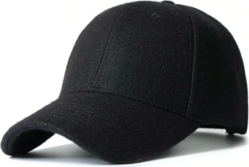 Cappello Men's Black Stamp Flat Hat Cap CAPKASR001