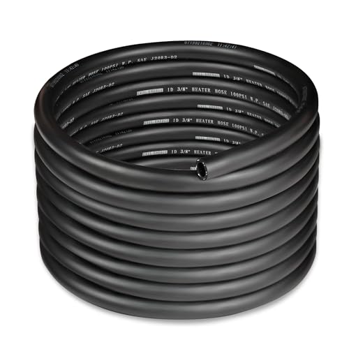 EVIL ENERGY 38 Heater Hose Coolant Radiator Straight 100PSI SAE 20R3 20FT Black - Image 1