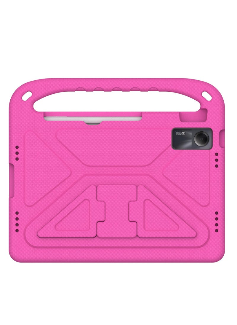Generic - Kids Case For Xiaomi Redmi Pad SE 11-Inch (2023) EVA Foam Lightweight Shockproof Duarable Tablet Cover with Handle Stand Case For Children Firendly Pink - Image 1