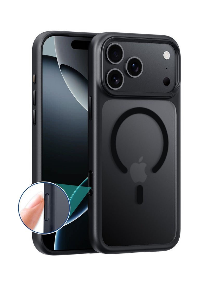 X-level iPhone 17 Pro Max Case Cover, Black Matte Cover, Magsafe Magnet [AI Camera Button] Anti Scratch, Rubber Oil Coating, Shockproof, Raised Edges, Bumper Cover ﻿ ﻿ - Image 1