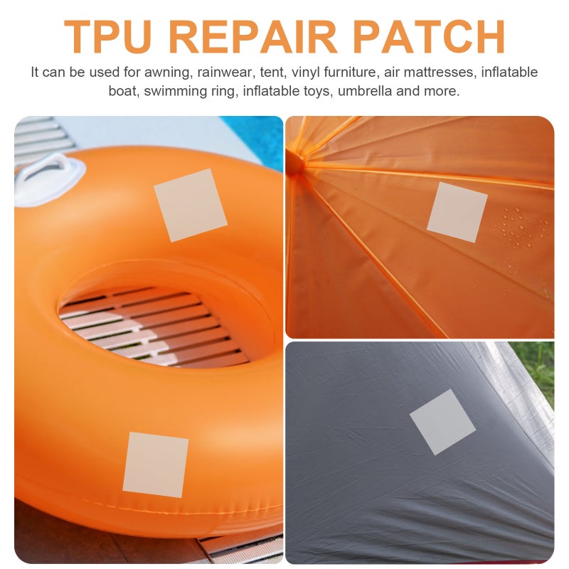 10pcs TPU Repair Patch Inflatable Products Repair Sticker Adhesive Patches - Image 3