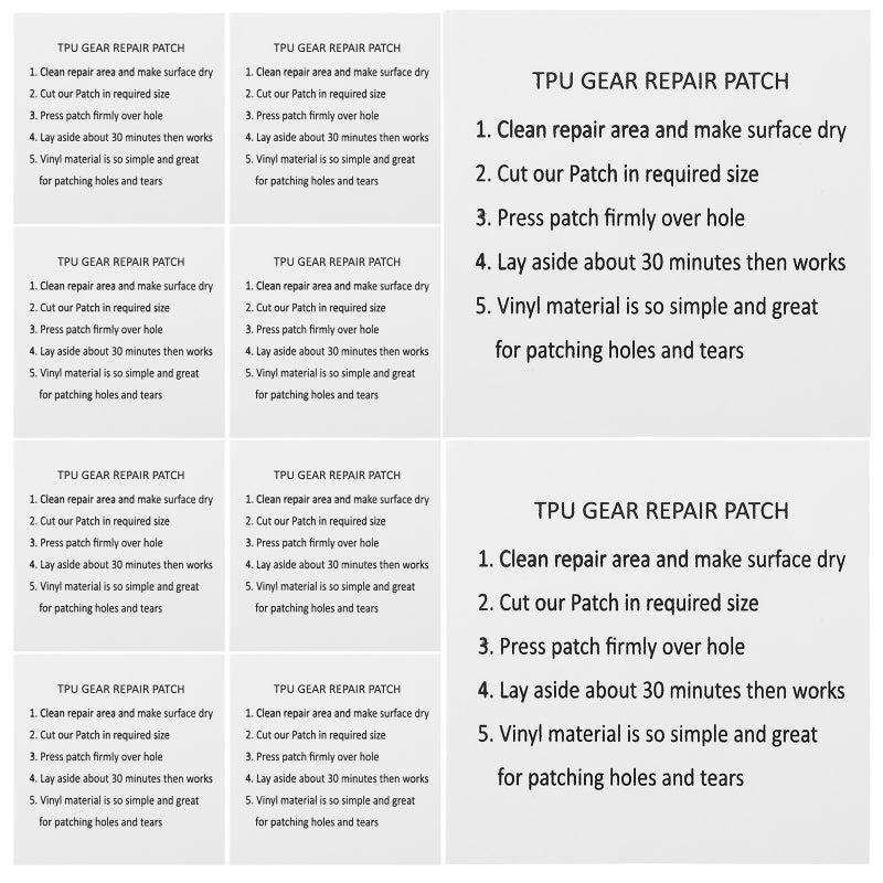 10pcs TPU Repair Patch Inflatable Products Repair Sticker Adhesive Patches - Image 1