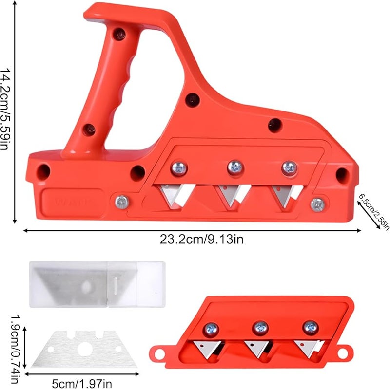 45 Degree 60 Degree Gypsum Board Cutter Plasterboard Edger For Woodworking Baseboard Trim - Image 5
