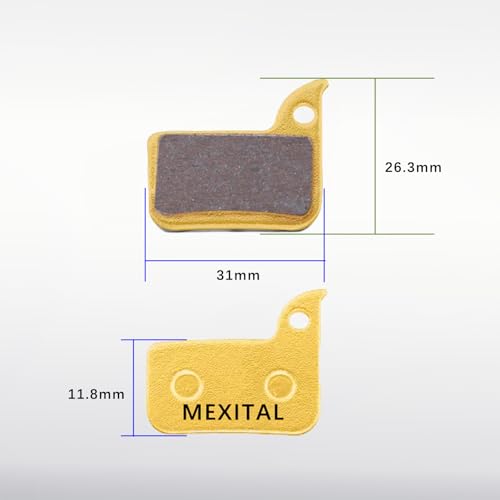 MEXITAL 2 Pairs Sintered Disc Brake Pads fit for SRAM HRD Rival Red Force S700 MXTS13-2 - Image 2