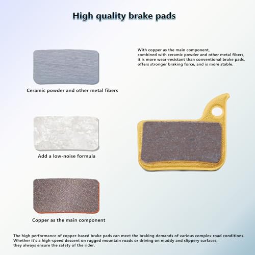 MEXITAL 2 Pairs Sintered Disc Brake Pads fit for SRAM HRD Rival Red Force S700 MXTS13-2 - Image 3
