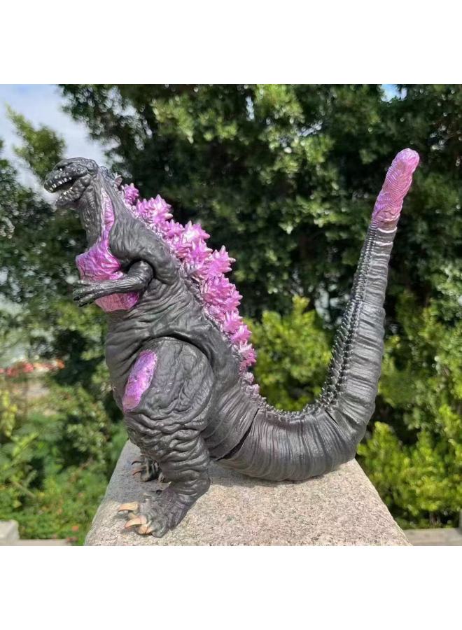 Godzilla War King Kong Monster Soft Glue 2023 Godzilla Film Series Soft Glue Quality Price Advantage-Color:24cm Red Lotus Godzilla-purple - Image 1