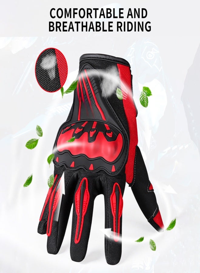 BSDDP Outdoor Riding Full Finger Gloves Motorcycle Anti-slip Wear-resistant Breathable Safety Protection Gloves - Image 4