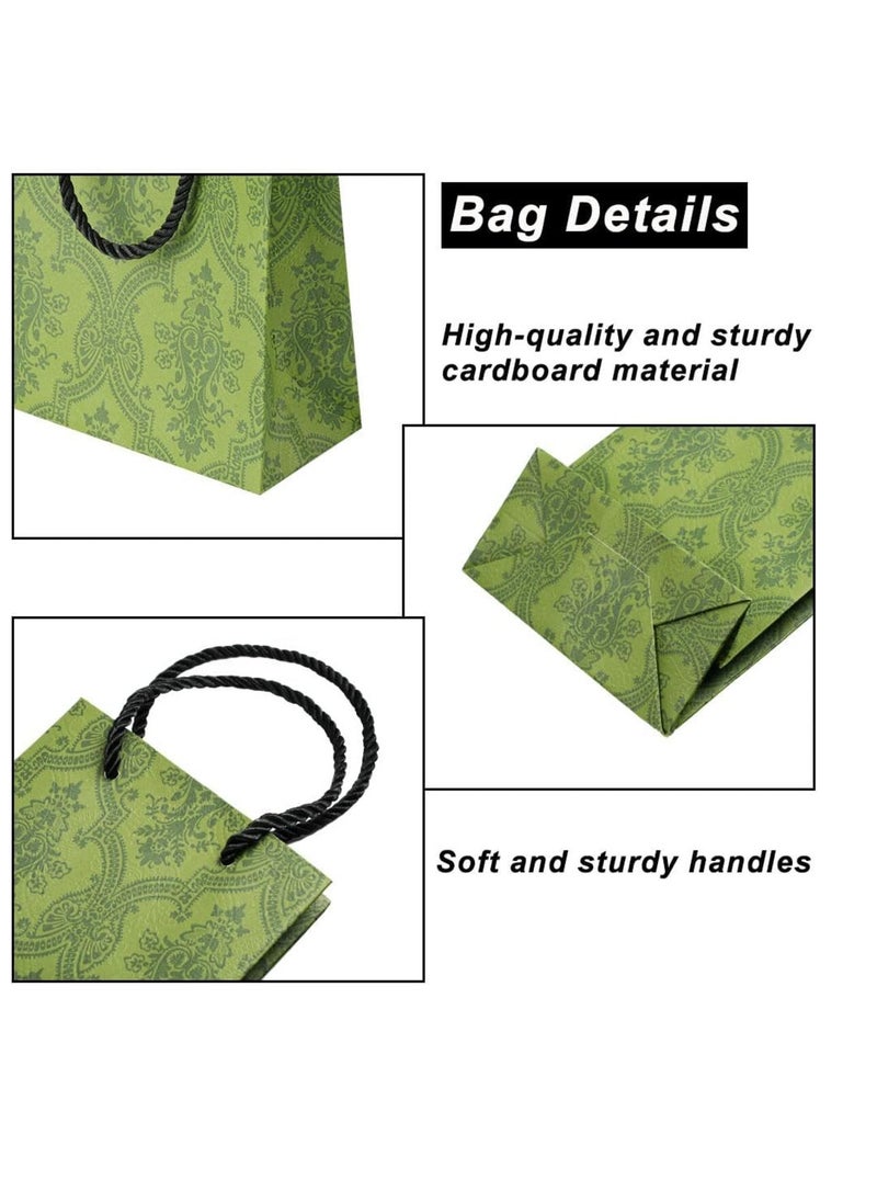 KCDMBUE Luxury Large Gift Box, Empty Storage Box for Lipstick, Jewelry, and Special Presents, Elegant Birthday Anniversary Surprise Gift Wrap Box (Green 28x20x9cm)  - Image 4