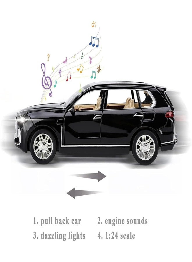 VARIYA ENTERPRISE® Exclusive Alloy Metal Pull Back Die-Cast Car Diecast Metal Pullback Toy Car with Openable 6 Doors,Light Music Boys Gifts Toys (1:32 B-M-W X7 - Multicolor) - Image 3