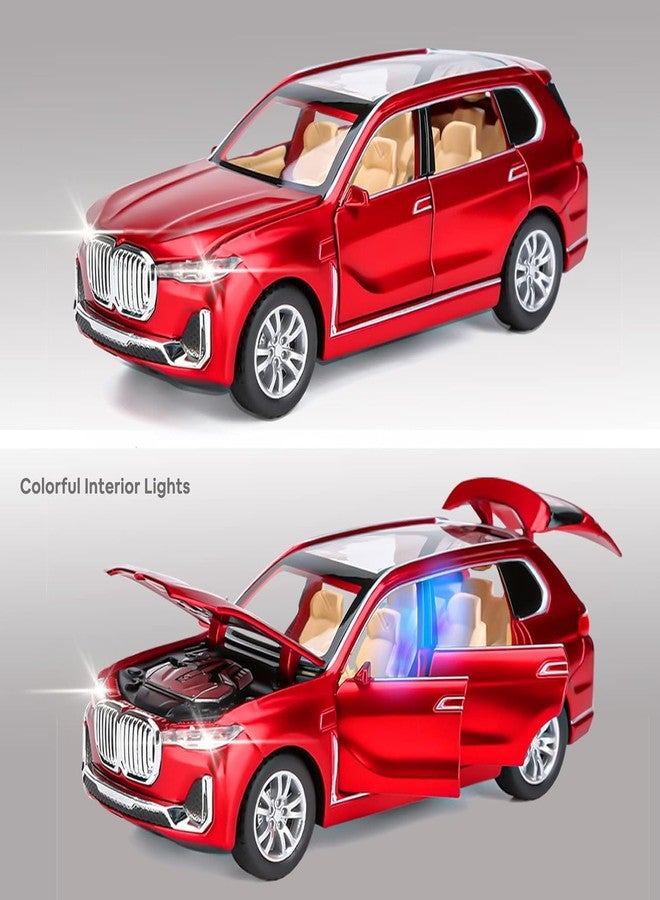 VARIYA ENTERPRISE® Exclusive Alloy Metal Pull Back Die-Cast Car Diecast Metal Pullback Toy Car with Openable 6 Doors,Light Music Boys Gifts Toys (1:32 B-M-W X7 - Multicolor) - Image 4