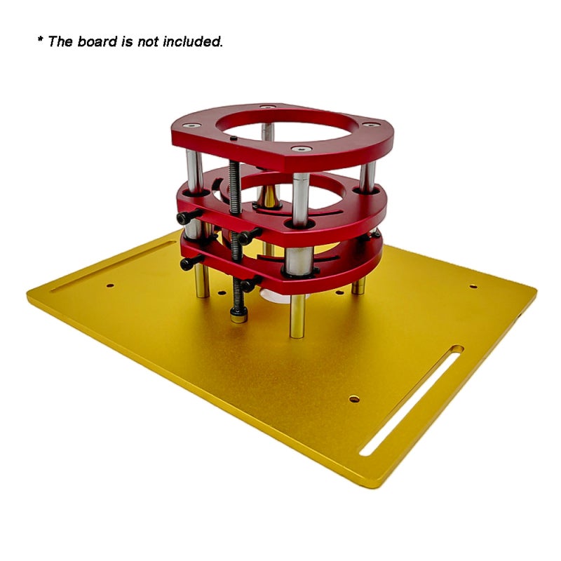 Router Lift Table Aluminum Lifting Platform Stand Woodworking Benches 51mm Lifting for 64-66mm Diameter Motors Engraving Trimming Machine - Image 5