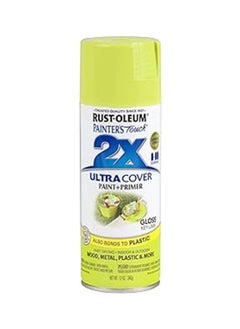 RUST-OLEUM Rust-Oleum 249104 Painter's Touch 2X Ultra Cover Spray Paint, 12 oz, Gloss Key Lime 
