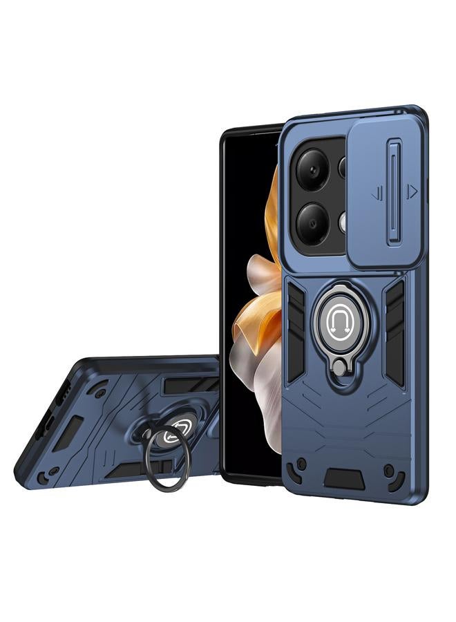 Case For Xiaomi Redmi Note 13 Pro 4G Camshield Ring Holder Phone Case
