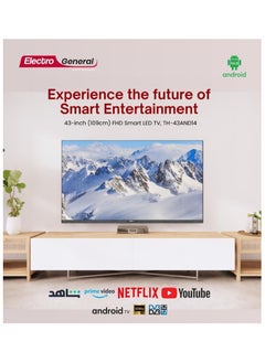 Electro General Smart Led Tv 43 Inch -TH 43 And 14 Fhd Display With Android 14 For An Enhanced Entertainment Experience  - Image 1