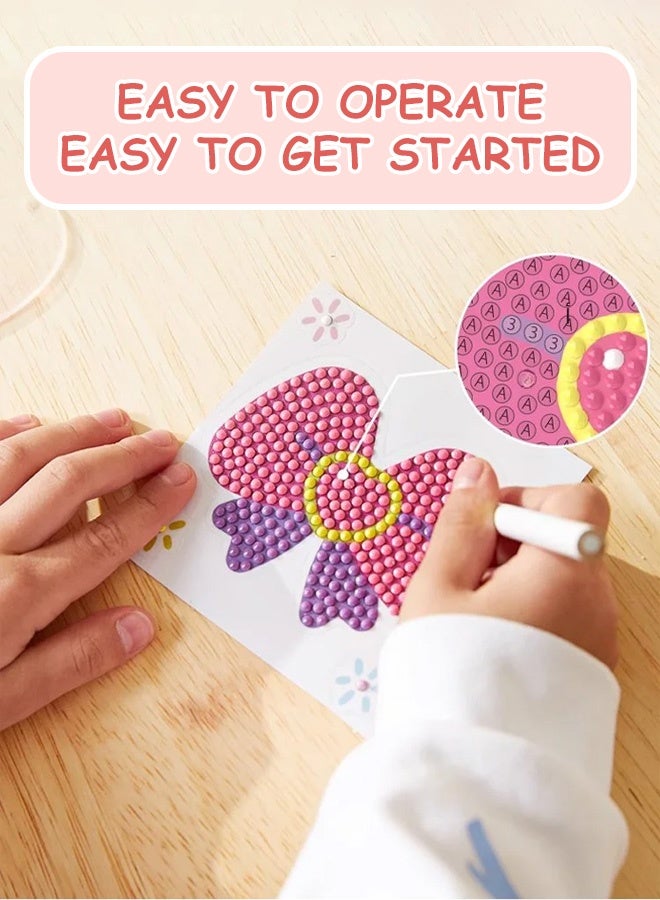 Diamond Painting Game, DIY Beaded Picture Puzzle Game, 5D Diamond Painting Kits for Kids 20.5*23  - Image 5