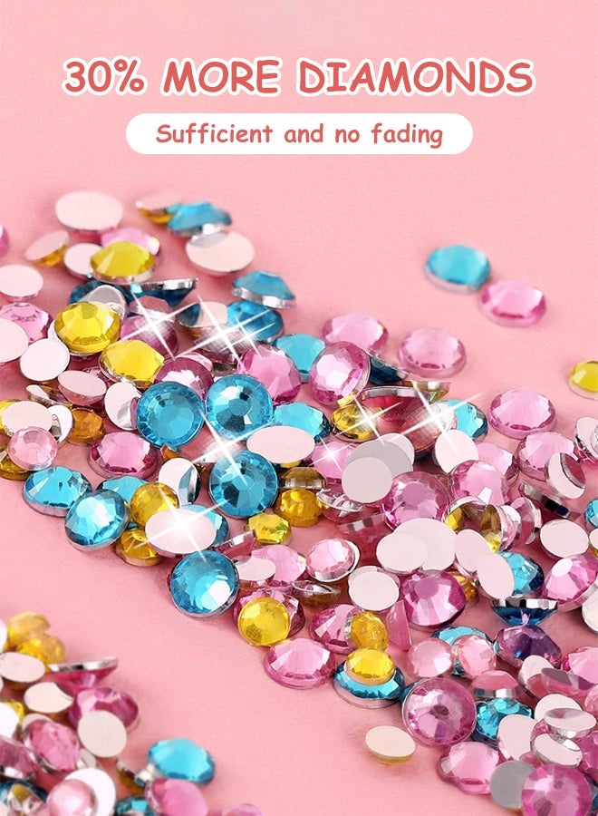 Diamond Painting Game, DIY Beaded Picture Puzzle Game, 5D Diamond Painting Kits for Kids 20.5*23  - Image 4