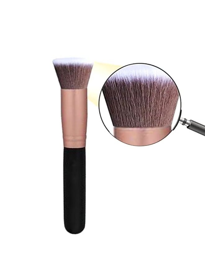 Generic 14 Pieces Makeup Multi Use Brush Set Rose Gold / Black  - Image 5