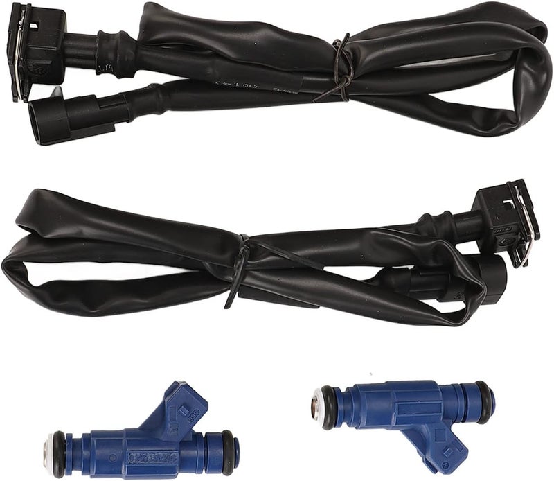 Fuel Injector Set, Replacement for Sportsman 700 800 EFI with Pigtail Harness, OEM 1202863 1253558 1004332 0280156208 - Image 2