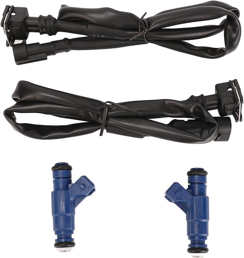 Fuel Injector Set, Replacement for Sportsman 700 800 EFI with Pigtail Harness, OEM 1202863 1253558 1004332 0280156208 - Image 1