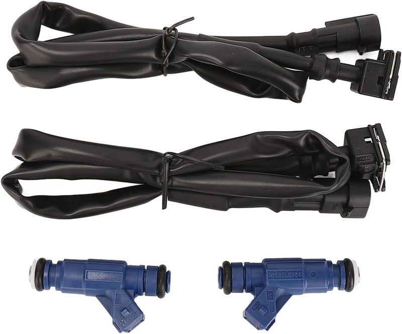 Fuel Injector Set, Replacement for Sportsman 700 800 EFI with Pigtail Harness, OEM 1202863 1253558 1004332 0280156208 - Image 3