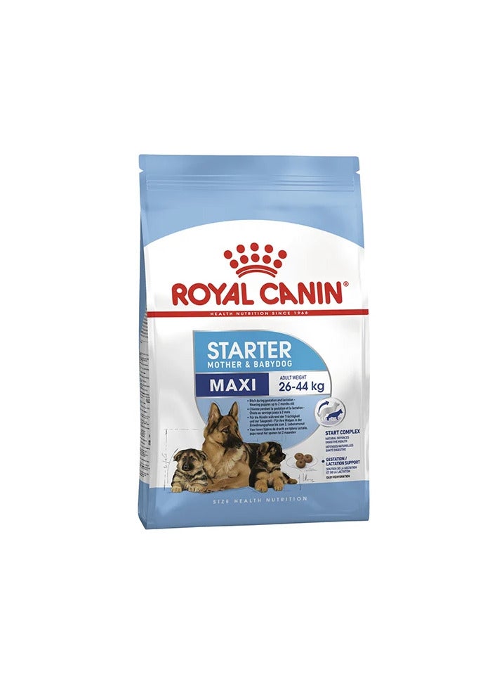 رويال كانين طعام جاف رويال كانين ماكسي ستارتر للكلاب الأم والطفل، 26-44 كجم، 15 كجم - Image 1