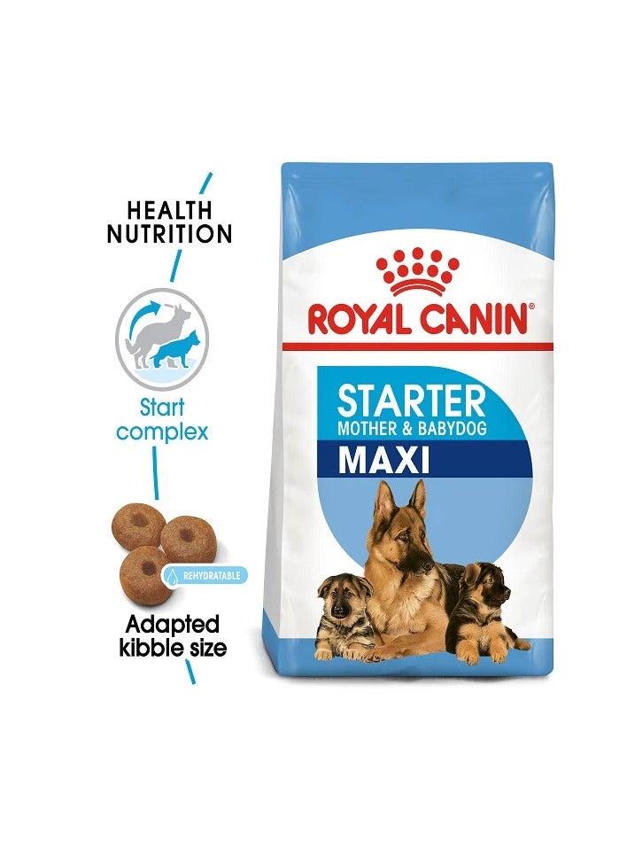 رويال كانين طعام جاف رويال كانين ماكسي ستارتر للكلاب الأم والطفل، 26-44 كجم، 15 كجم - Image 3