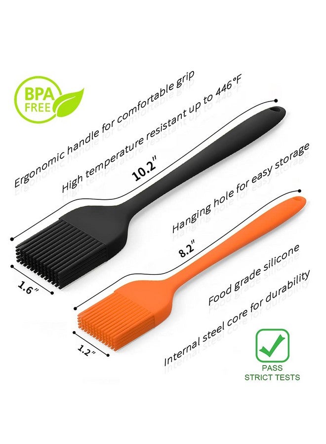 Consevisen Sheknows Food Grade Dishwasher Safe Silicone Basting Pastry Brush Spread Oil Butter Sauce Marinades for BBQ Grill - Image 2