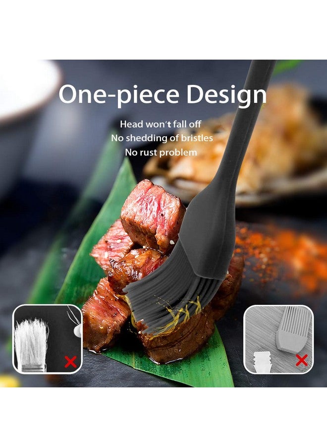 Consevisen Sheknows Food Grade Dishwasher Safe Silicone Basting Pastry Brush Spread Oil Butter Sauce Marinades for BBQ Grill - Image 3