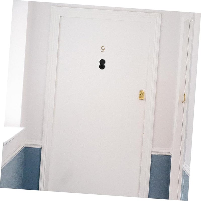Artibetter Black Door Peephole Privacy Cover Security Cat Eye Viewer - Image 5
