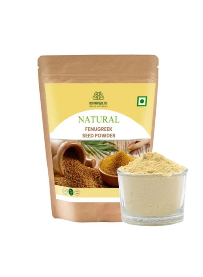 ROOTNRISEBLISS Premium Fenugreek Powder 498g – 100% Natural for Digestion, Hair & Wellness. - Image 1