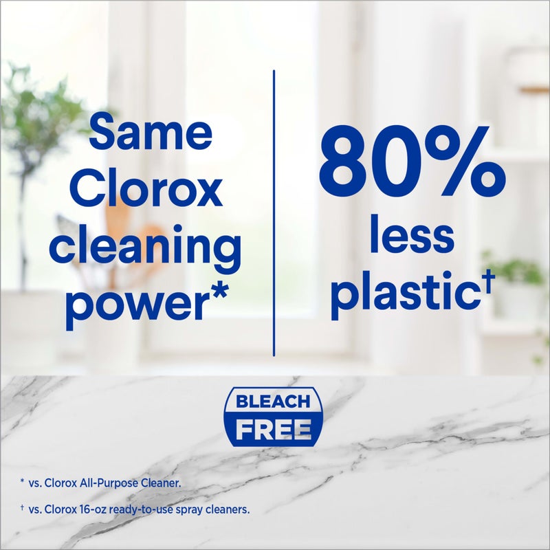 Clorox مجموعة أدوات كلوركس متعددة الاستخدامات 3x1.125 أونصة، مستلزمات منزلية، عبوة مركزة + زجاجة رش سعة 20 أونصة - Image 3