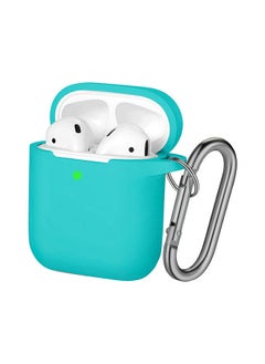 NIBEMINENT Podskinz Keychain Case Cover For Apple AirPods 1/2 Green  - Image 1