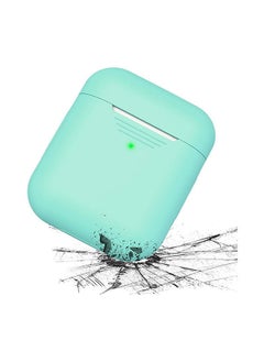 NIBEMINENT Podskinz Keychain Case Cover For Apple AirPods 1/2 Green  - Image 2