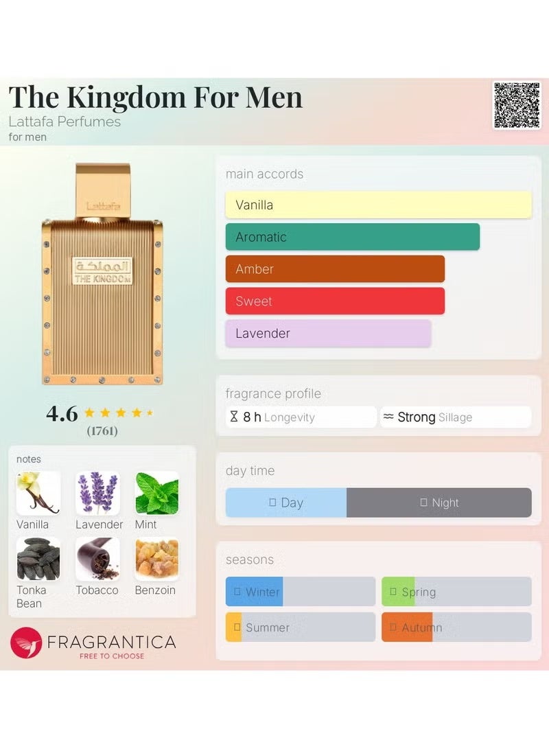 لطافة ذا كينجدوم أو دو بارفان للرجال - 100 مل - Image 5