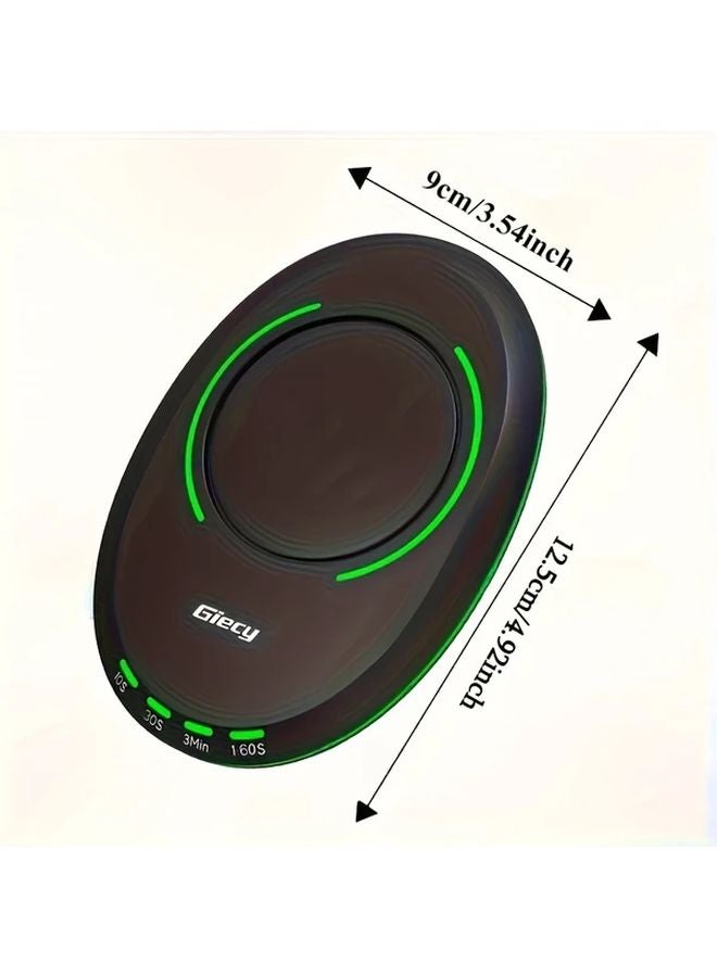 Black Ultra Thin Anti Sleep Mouse Mover Adjustable Time Interval USB Powered - Image 3