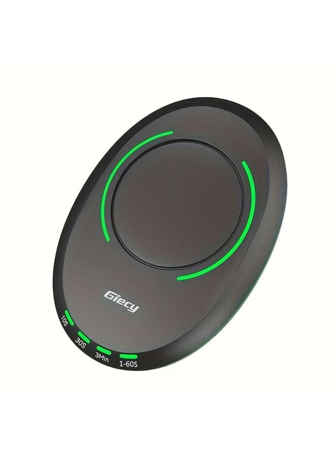 Black Ultra Thin Anti Sleep Mouse Mover Adjustable Time Interval USB Powered - Image 1