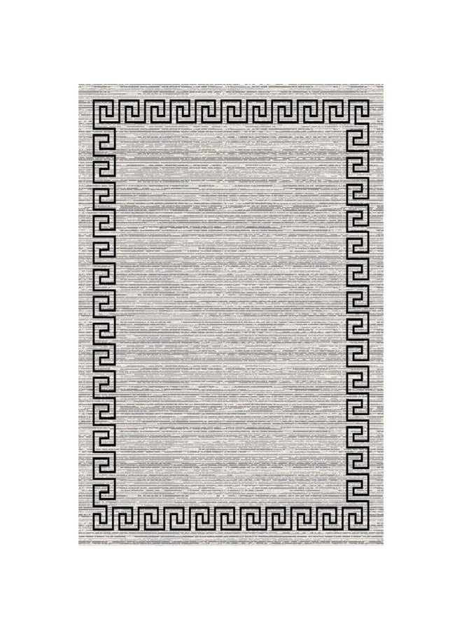 DANUBE HOME Harmony Contemporary Rug  | Washable Contemporary Rugs Style | Polypropylene + Polyester Area Rug Floor Covering | Indoor Carpet For Living Room Dining Bedroom 200X300cm-Grey - Image 4